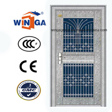 Impermeable exterior usando puerta de cristal de seguridad de acero inoxidable (W-GH-22)